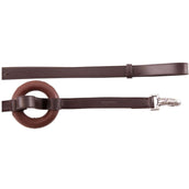 Premiere Side Rein with a Rubber Ring Brown Premiere Side Rein with a Rubber Ring Brown