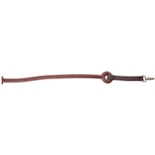 Premiere Side Rein with Long Rubbers Brown Premiere Side Rein with Long Rubbers Brown
