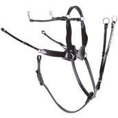 Premiere Front Harness 5-point Elastic Black Premiere Front Harness 5-point Elastic Black