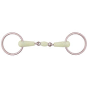 BR Loose Ring Snaffle Apple Mouth 18mm Double RVS BR Loose Ring Snaffle Apple Mouth 18mm Double RVS