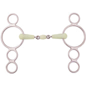 BR Loose Ring Snaffle Apple Mouth 4 Rings 18mm RVS BR Loose Ring Snaffle Apple Mouth 4 Rings 18mm RVS