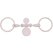 BR Closed Spoon Tongue Bit Solid 18mm Double Jointed RVS BR Closed Spoon Tongue Bit Solid 18mm Double Jointed RVS