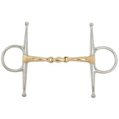 BR Full Cheek Snaffle Soft Contact Curved Double Jointed 14mm/165mm BR Full Cheek Snaffle Soft Contact Curved Double Jointed 14mm/165mm