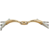 BR Full Cheek Snaffle Soft Contact Curved Double Jointed 14mm/165mm BR Full Cheek Snaffle Soft Contact Curved Double Jointed 14mm/165mm