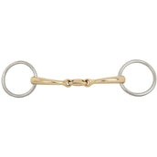 BR Loose Ring Bradoon Double Jointed Soft Contact 10mm BR Loose Ring Bradoon Double Jointed Soft Contact 10mm