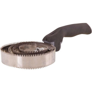 Premiere Sweat Scraper Soft Grip with 4 Stainless Steel Sheets Black Premiere Sweat Scraper Soft Grip with 4 Stainless Steel Sheets Black