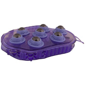 Premiere Massage Brush Stainless Steel Rollers Purple Premiere Massage Brush Stainless Steel Rollers Purple