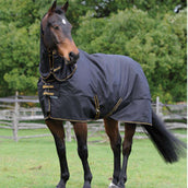 Bucas Neck Cover Irish Turnout Combi Neck 50g Black/Gold Bucas Neck Cover Irish Turnout Combi Neck 50g Black/Gold