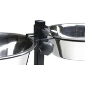 Beeztees Dog Stand for 2 SS Boxes Black Beeztees Dog Stand for 2 SS Boxes Black