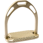 Feeling Stirrups Large Pro Aluminium Golden Feeling Stirrups Large Pro Aluminium Golden