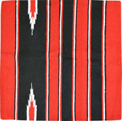 Randol's Navajo Show Blanket Red/Black/White Randol's Navajo Show Blanket Red/Black/White