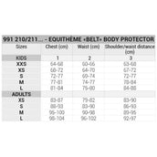 EQUITHÈME Bodyprotector Belt Black EQUITHÈME Bodyprotector Belt Black