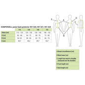 Komperdell Back Protector Junior Black/Blue Komperdell Back Protector Junior Black/Blue