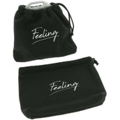 Feeling Stirrup Covers Fleece Black Feeling Stirrup Covers Fleece Black