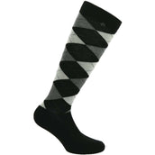 EQUITHÈME Socks Argyle Black/Ecru EQUITHÈME Socks Argyle Black/Ecru