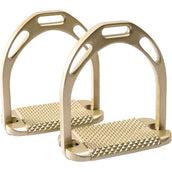 Feeling Stirrups Large Pro Aluminium Golden Feeling Stirrups Large Pro Aluminium Golden