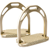 Feeling Stirrups Large Pro Aluminium Golden Feeling Stirrups Large Pro Aluminium Golden
