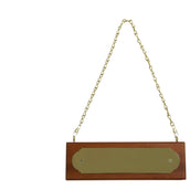 Grooming Deluxe by Kentucky Stable Name Plate Hanger brown/gold Grooming Deluxe by Kentucky Stable Name Plate Hanger brown/gold