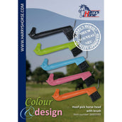 Harry's Horse Hoof Pick Horse Head & Brush Pink Harry's Horse Hoof Pick Horse Head & Brush Pink