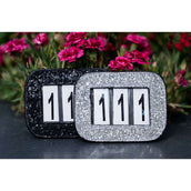 HB Starting Number Glitter Black/Grey HB Starting Number Glitter Black/Grey