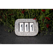 HB Starting Number Glitter Black/Grey HB Starting Number Glitter Black/Grey