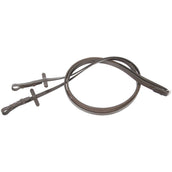 Harry's Horse Leather Reins with Rubber Side Brown Harry's Horse Leather Reins with Rubber Side Brown