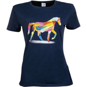 HKM T-Shirt Colourful Horse Darkblue HKM T-Shirt Colourful Horse Darkblue
