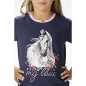 HKM T-Shirt Horse Spirit Darkblue HKM T-Shirt Horse Spirit Darkblue