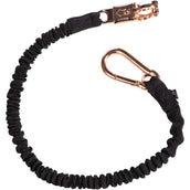 HKM Ribbon Tie Elastic Black/Rosegold HKM Ribbon Tie Elastic Black/Rosegold