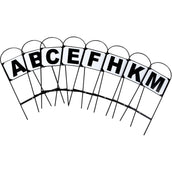 HORKA Dressage Markers 8 Black HORKA Dressage Markers 8 Black