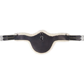 HORKA Girth Leather with Sheepskin Black/Silver HORKA Girth Leather with Sheepskin Black/Silver