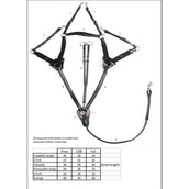 HORKA 5 Point Breastplate Elastic brown/gold HORKA 5 Point Breastplate Elastic brown/gold