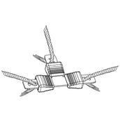 Ako Repair Set Litzclip Galvanized 8 Parts Ako Repair Set Litzclip Galvanized 8 Parts