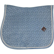 Kentucky Saddlepad Velvet Jumping Light Blue Kentucky Saddlepad Velvet Jumping Light Blue