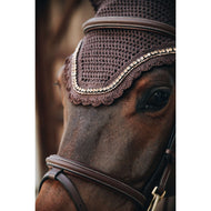 Kentucky Ear Cover Wellington Stone & Pearl Dark Brown Kentucky Ear Cover Wellington Stone & Pearl Dark Brown
