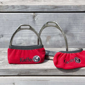 Kieffer Stirrup Covers Red Kieffer Stirrup Covers Red