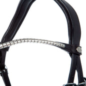Kavalkade Snaffle Bridle Clinchesse Black/Silver Kavalkade Snaffle Bridle Clinchesse Black/Silver