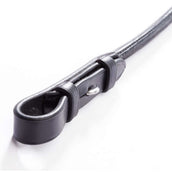 Kavalkade Reins Rolled Black Kavalkade Reins Rolled Black