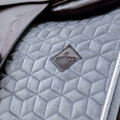 Kentucky Saddlepad Basic Velvet Jumping Grey Kentucky Saddlepad Basic Velvet Jumping Grey