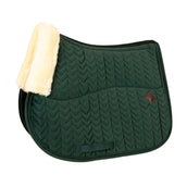 Kentucky Saddlepad Skin Friendly Velvet Jumping Pine Green Kentucky Saddlepad Skin Friendly Velvet Jumping Pine Green