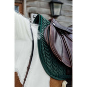 Kentucky Saddlepad Velvet Pearls Jumping Pine Green Kentucky Saddlepad Velvet Pearls Jumping Pine Green