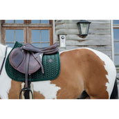 Kentucky Saddlepad Velvet Pearls Jumping Pine Green Kentucky Saddlepad Velvet Pearls Jumping Pine Green
