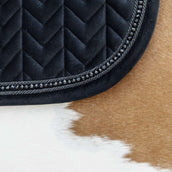 Kentucky Saddlepad Velvet Pearls Jumping Black Kentucky Saddlepad Velvet Pearls Jumping Black