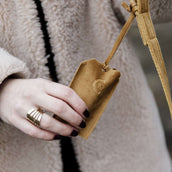 Kentucky Poop Bag Dispenser Pocket Velvet mustard Kentucky Poop Bag Dispenser Pocket Velvet mustard