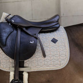 Kentucky Saddlepad Pied-de-Poule Jumping Beige Kentucky Saddlepad Pied-de-Poule Jumping Beige