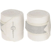Covalliero Fleece Bandages Empara 4-pack White Covalliero Fleece Bandages Empara 4-pack White