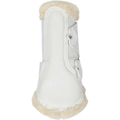 LeMieux Brushing Boots Fleece Edge Mesh White/Natural LeMieux Brushing Boots Fleece Edge Mesh White/Natural