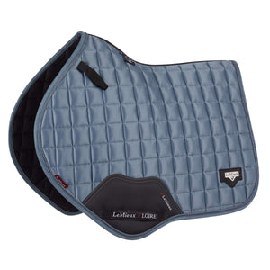LeMieux Saddlepad Loire Classic Satin Square CC Ice Blue LeMieux Saddlepad Loire Classic Satin Square CC Ice Blue