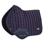 LeMieux Saddlepad Loire Classic Satin Square CC Navy LeMieux Saddlepad Loire Classic Satin Square CC Navy
