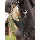 LeMieux Bib Martingale Kudos Black/Silver LeMieux Bib Martingale Kudos Black/Silver